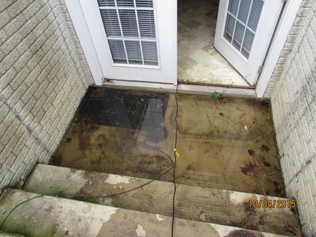 A recent water damage contractors job in the  area